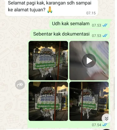 Pengiriman Papan Bunga Selamat Juwana